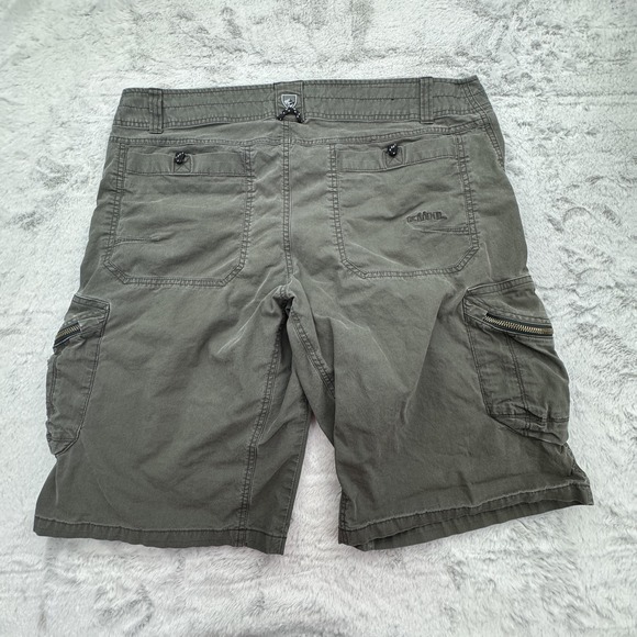 Kuhl Ambush Cargo Shorts Mens 36 Brown Hiking Outdoor Vintage Patina Dye 5149 - Picture 8 of 9